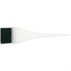 Кисть для окрашивания Dewal, белая, с черной прямой щетиной, короткая, узкая 35 мм - фото 41025